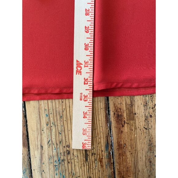 Lost April Womens Sleeveless Rust Dress Small Lightweight Casual Sophisticated - Picture 7 of 7